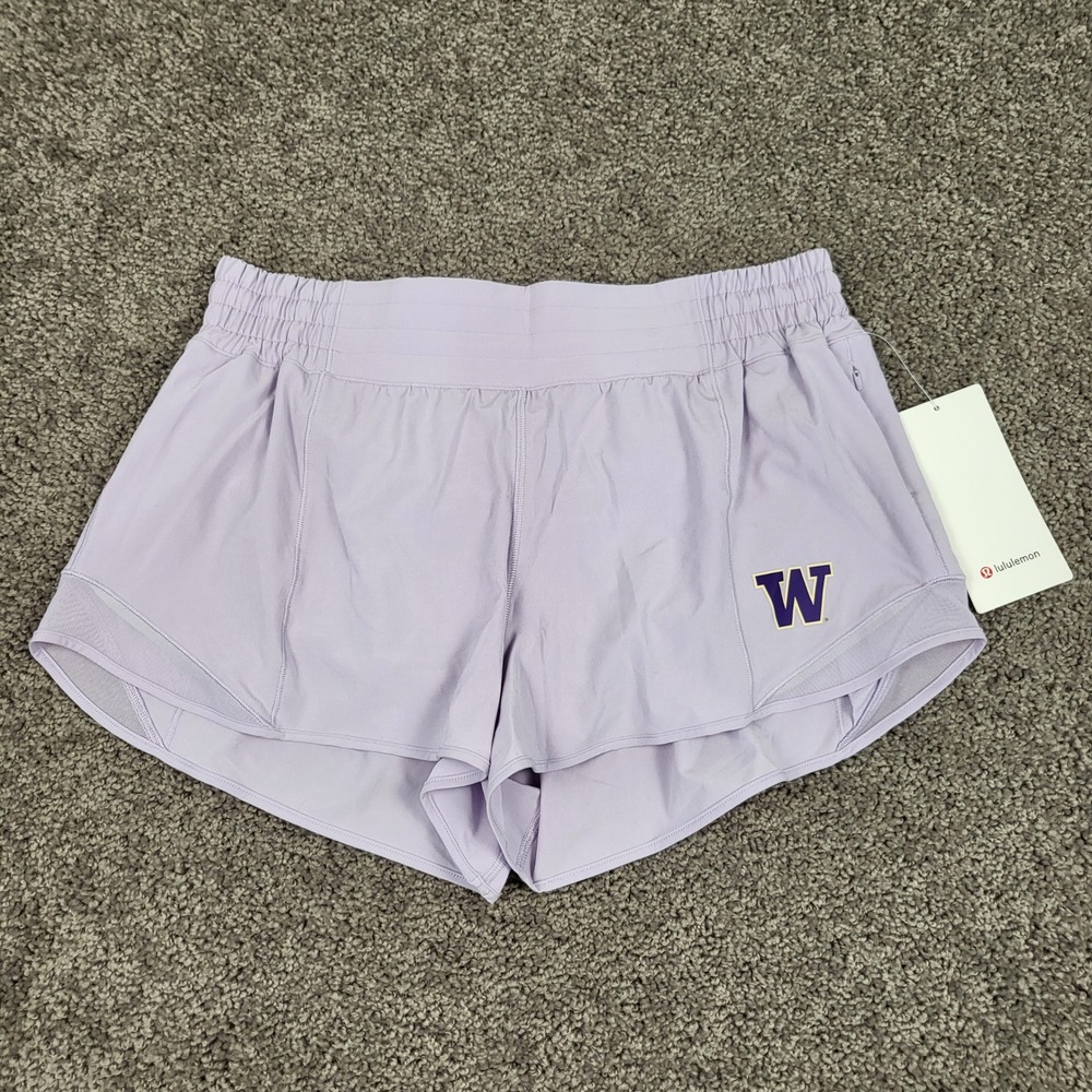 Lululemon Hotty Hot HR Short Women 12 Lilac NEW UW Huskies 2.5 Lined LW7AYYR